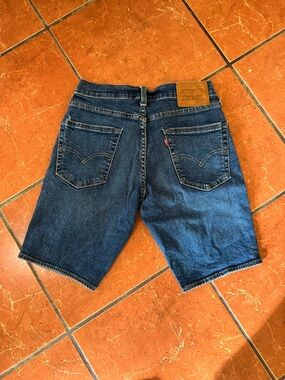 Levi’s 511 Cut-Off Denim Shorts Size 29 Dark Blue Vintage Style